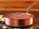 Mauviel Copper Cookware Set - 10 Pieces M'150S intérieur Mauviel Cookware Set