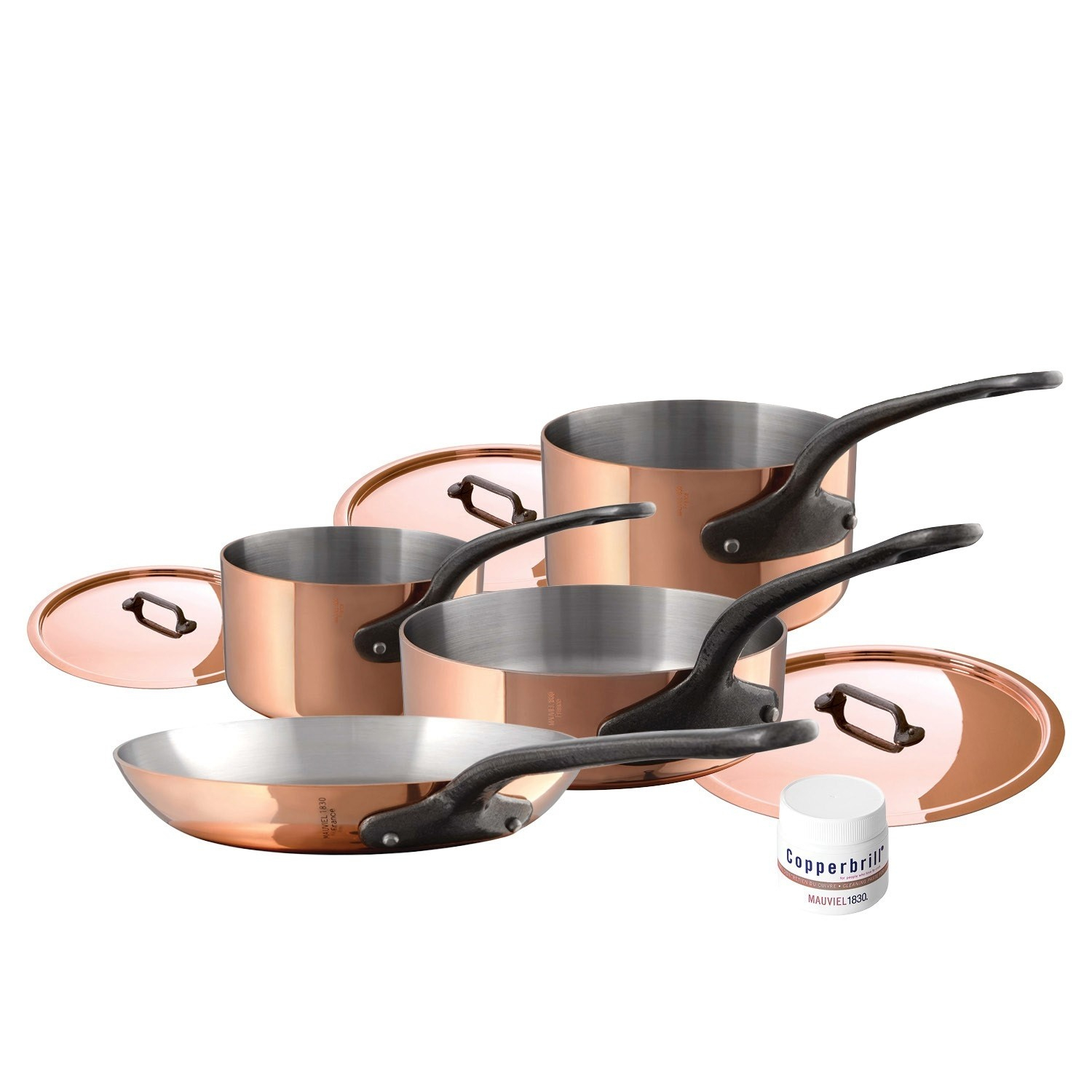 Mauviel Copper Cookware Set - 7 Pieces M&amp;#039;250C tout Mauviel Cookware Set 