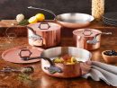 Mauviel M'150C 7 Piece Copper Cookware Set W Iron encequiconcerne Mauviel Cookware Set
