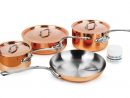 Mauviel M'Heritage 150S Copper Cookware Set, 7 Piece encequiconcerne Mauviel Cookware Set