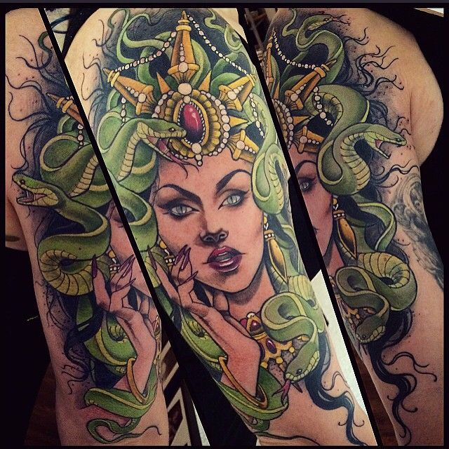 Medusa Finished In Saskatoon As My Good Pal @Paintbynumber concernant Tattoo Artist Saskatoon