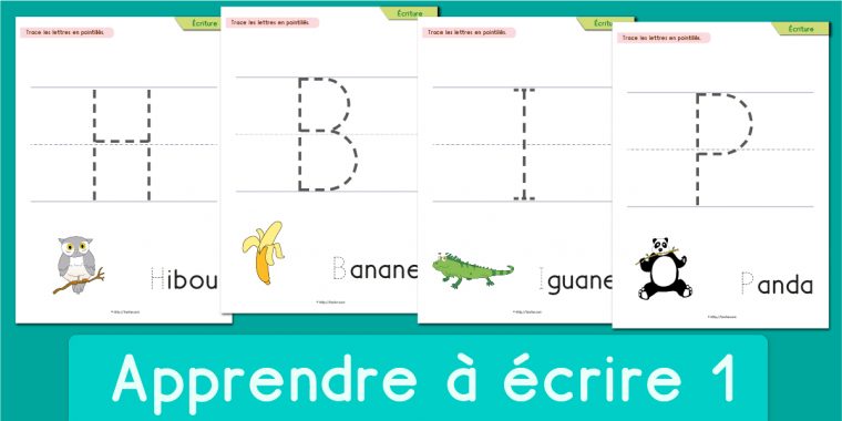 Mes Premières Feuilles D'Écriture Alphabet En Maternelle à Activité D Apprentissage Maternelle