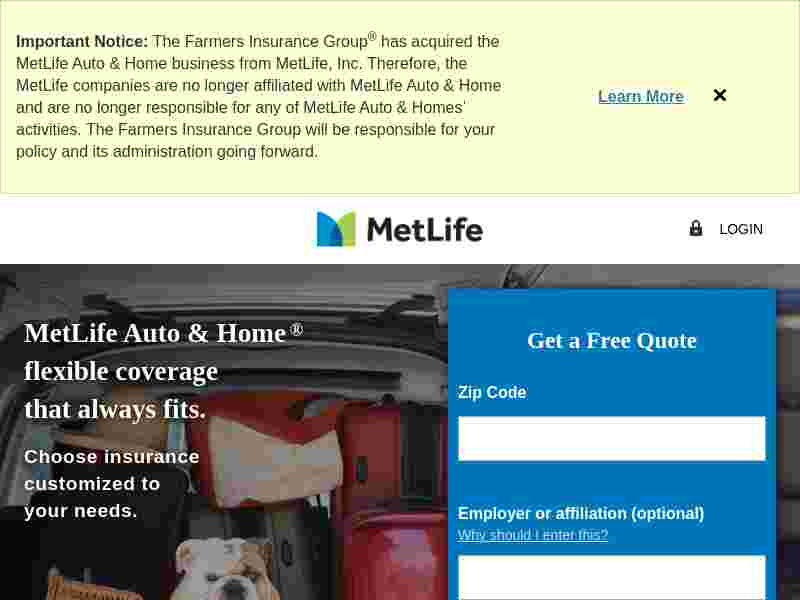 Metlife Auto Insurance Quote : Metlife Car Insurance destiné Auto Insurance Quotes In Sturgis, Mi 