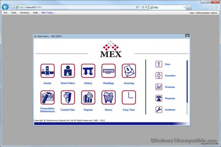 Mex Maintenance Software 14.0.3.0 Free Download destiné Janitorial Service Software