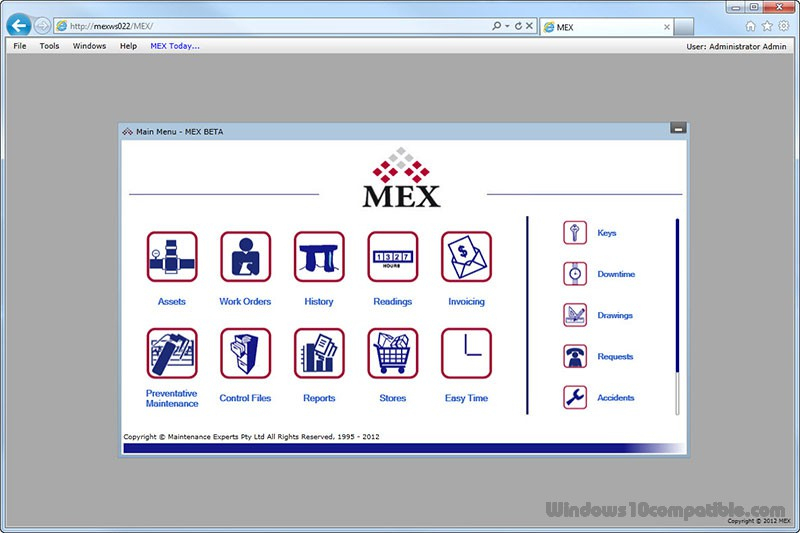 Mex Maintenance Software 14.0.3.0 Free Download destiné Janitorial Service Software 