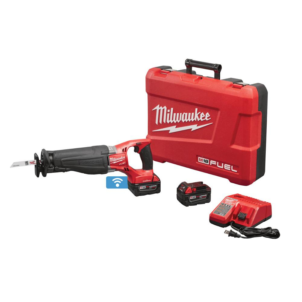 Milwaukee M18 Fuel One-Key 18-Volt Lithium-Ion Brushless intérieur Sawzall Home Depot 