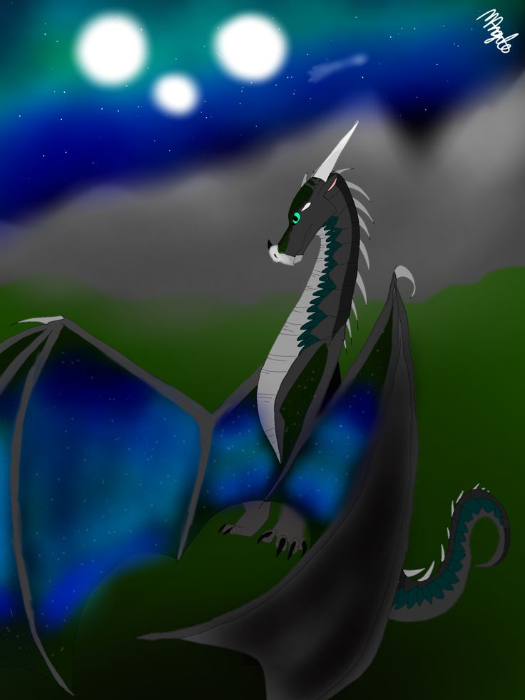 Moonwatcher - By Enkii  Wings Of Fire, Character à Moonwatcher Wof