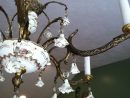 Natural Homemade Living: Shabby Chic Chandelier pour Shabby Chic Pink Chandelier