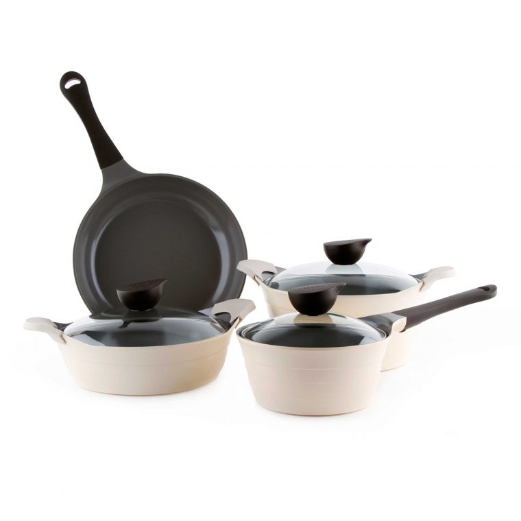 Neoflam Eela Ceramic 7-Piece Cookware Set  Bed Bath intérieur Bed Bath & Beyond Kitchen Utensils