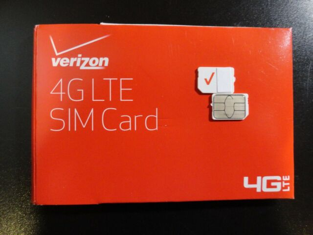 New Verizon Nano 4Ff Sim Card 4G Lte Cdma Prepaid Or intérieur Mobily 3 Sim Offer Postpaid 