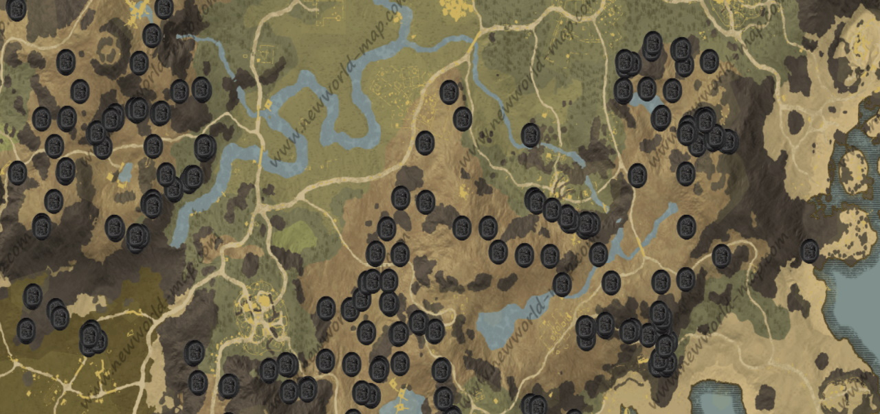 New World Fae Iron Locations And How To Raise Mining Luck pour Everfall Mining Route 