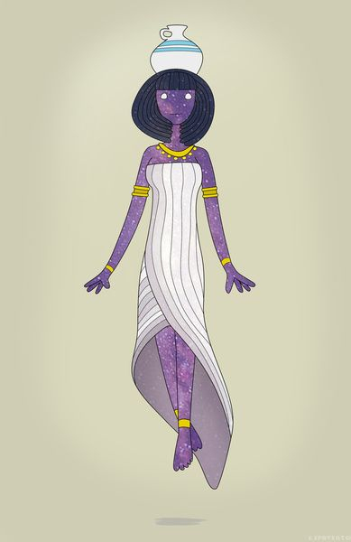 Nut -- Egyptian Goddess Of The Sky  Steven Spavento serapportantà Eset Goddess