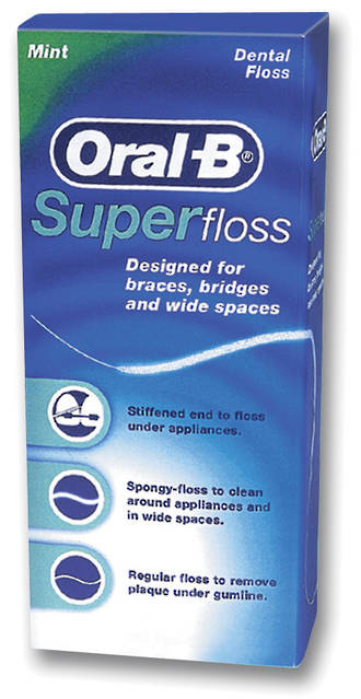 Oral-B Super Floss - Oral-B - Brands - Toothshop pour Double Power Denture Cleaning Tablets 