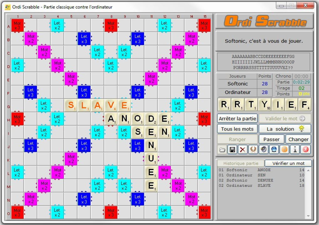 Ordi Scrabble - Télécharger tout Telecharger Jeu De Domino Gratuit Contre L&amp;#039;Ordinateur 