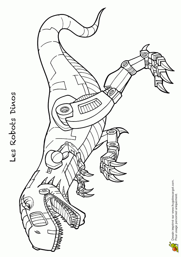 , Page 32 Sur 72 Sur Hugolescargot  Coloriage Robot à Dessin Pixel Dinosaure 