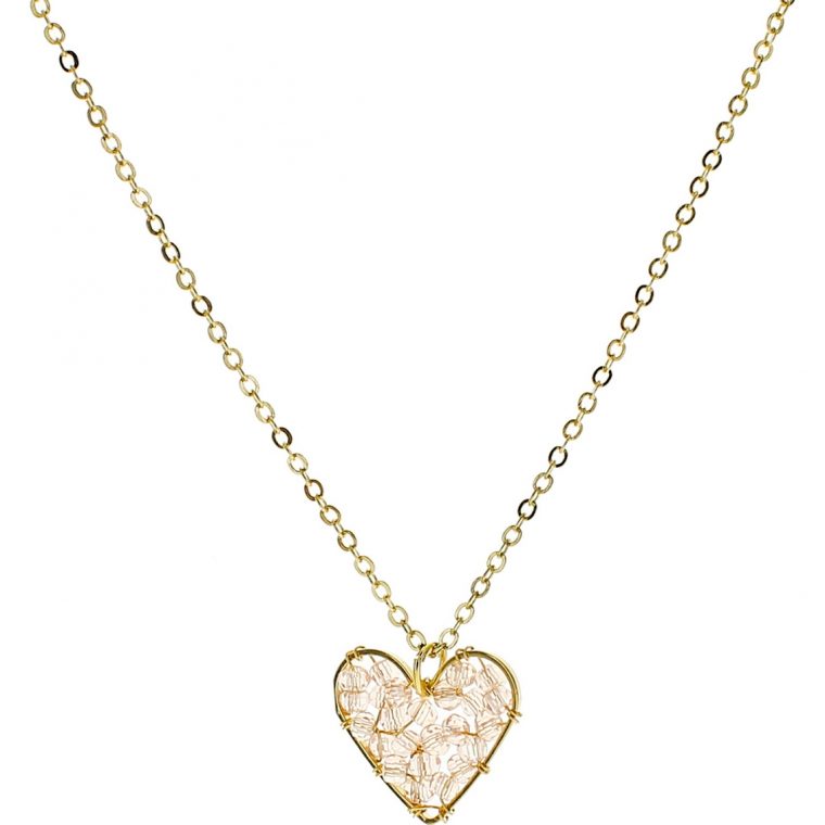 Panacea Beaded Heart Necklace  Gifts Under $25  Shop The serapportantà Shop Jewellery Under 3000000