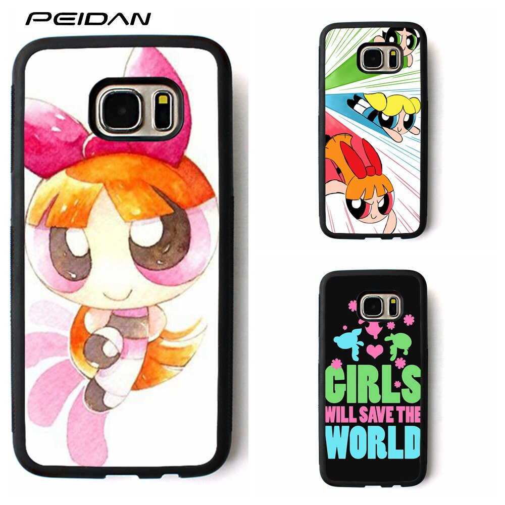 Peidan Blossom Powerpuff Girls Cover Phone Case For encequiconcerne Galaxy S5 Phone Cases For Girls