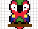 Perroquet - Pixel Art intérieur Pixel Art À Imprimer Facile