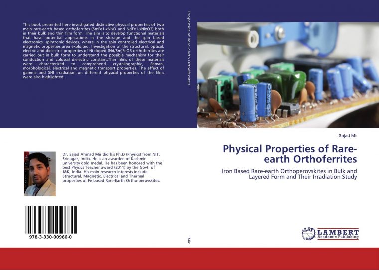 Physical Properties Of Rare-Earth Orthoferrites, 978-3-330 dedans Physical Properties."