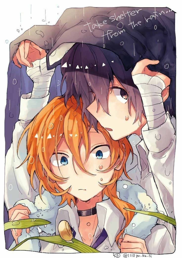 Pin Di Chuuya And Dazai( Soukoku) intérieur Chuuya And Dazai 