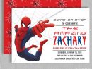 Pin On 2017 Birthday Parties à Invitation Spiderman Birthday Party