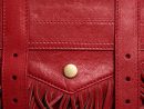 Proenza Schouler Red Leather Fringe Ps1 Wallet On Chain - Lyst pour Ps1 Chain Wallet