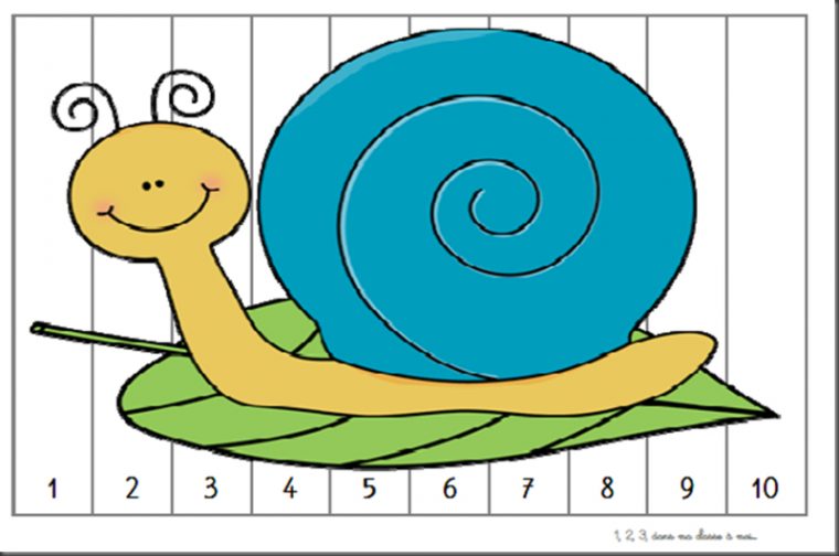 Projet Escargot Rigolo – 1, 2, 3, Dans Ma Classe À Moi dedans Puzzle Petite Section