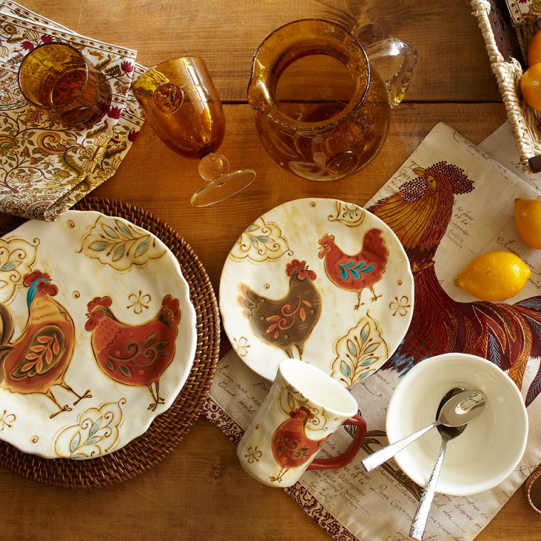 Pure Farmhouse Chic  Rooster Kitchen Decor, Chicken Decor serapportantà Rooster Kitchen Decor