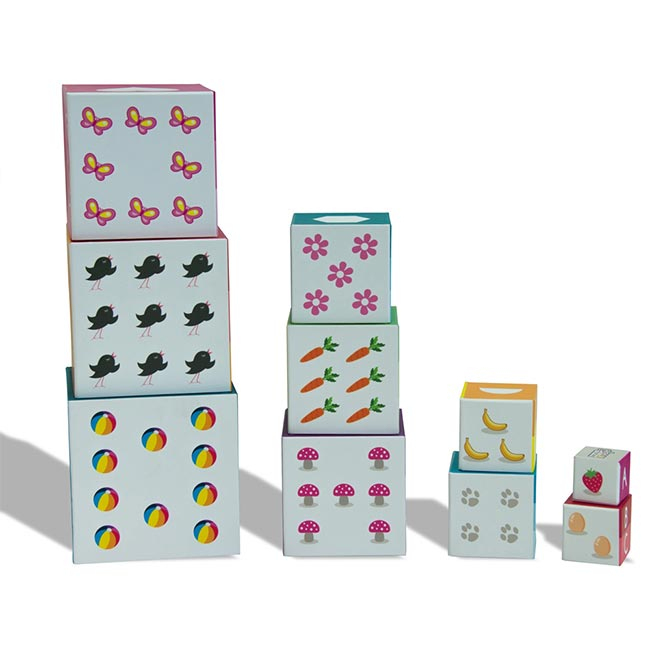 Pyramide De 10 Cubes Emboitables Jeux 2 Mômes : Chez pour Jeux 2 Mômes 