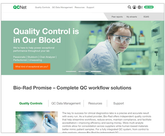 Qcnet  Clinical Diagnostics  Bio-Rad à Qcnet