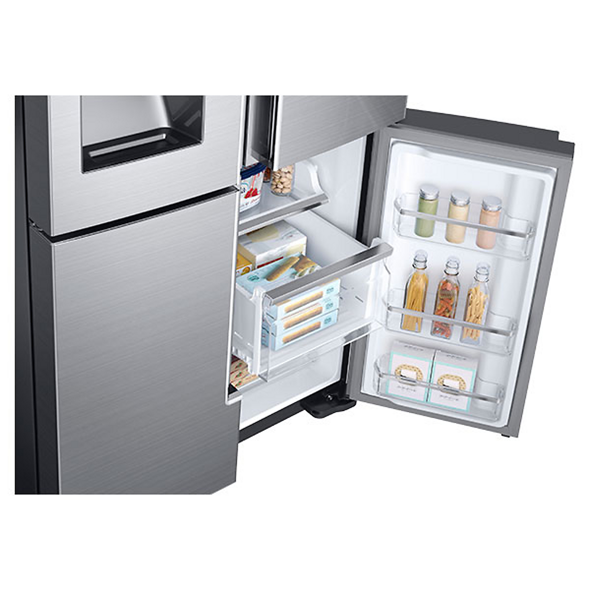 Rf28K9070Sr  Samsung 36&quot; 28 Cu. Ft. 4 Door Flex concernant Samsung Refrigerator
