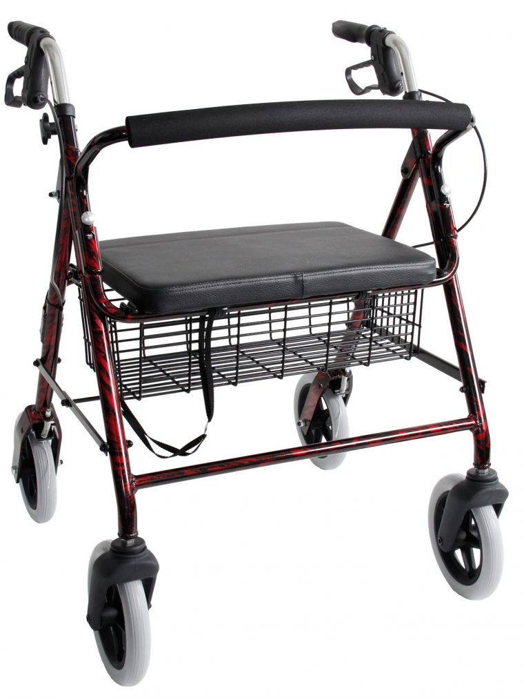 Roma Medical Xl Rollator Aluminium 182 Kg (Ro2467Asl) – Premis concernant Rollator Xl