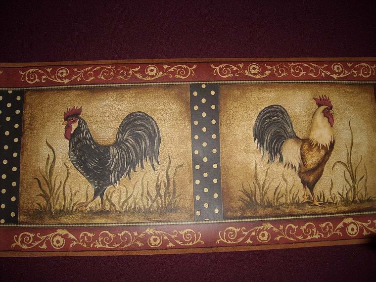 Rooster Wall Border – Bing Images  Chicken Wallpaper intérieur Wallpaper Borders Chickens And Roosters