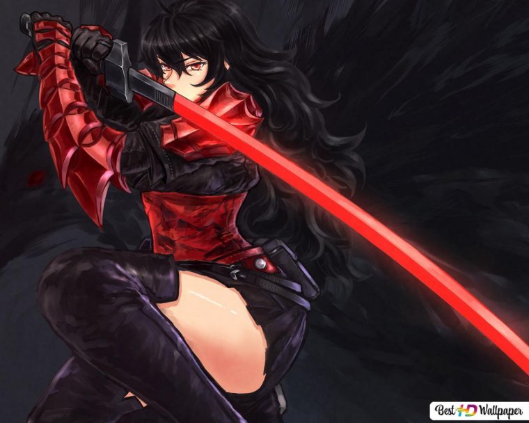 Rwby – Raven Branwen,Sword With A Rotary Chamber Filled avec Raven Rwby