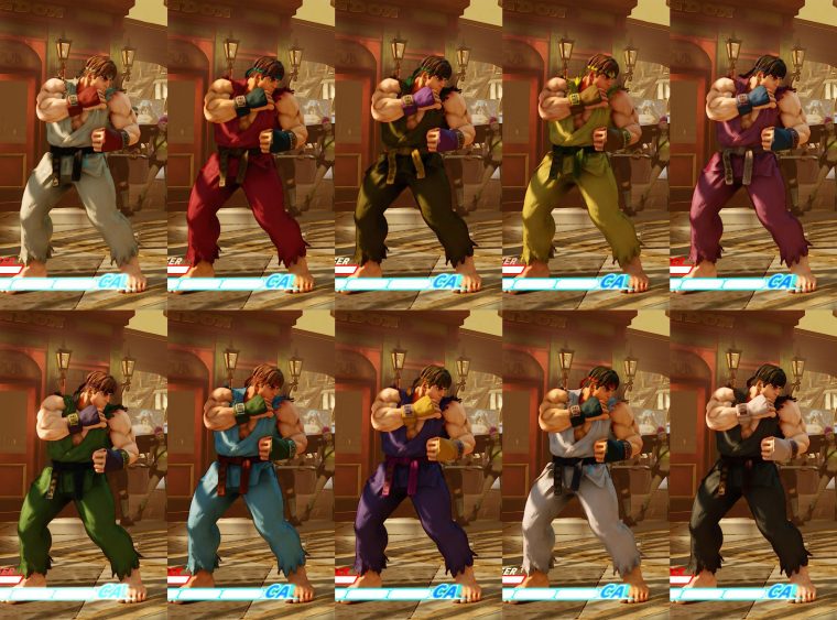 Ryu And Ken'S Street Fighter 5 Alpha Costume Colors 2 Out encequiconcerne Sfv Reddit