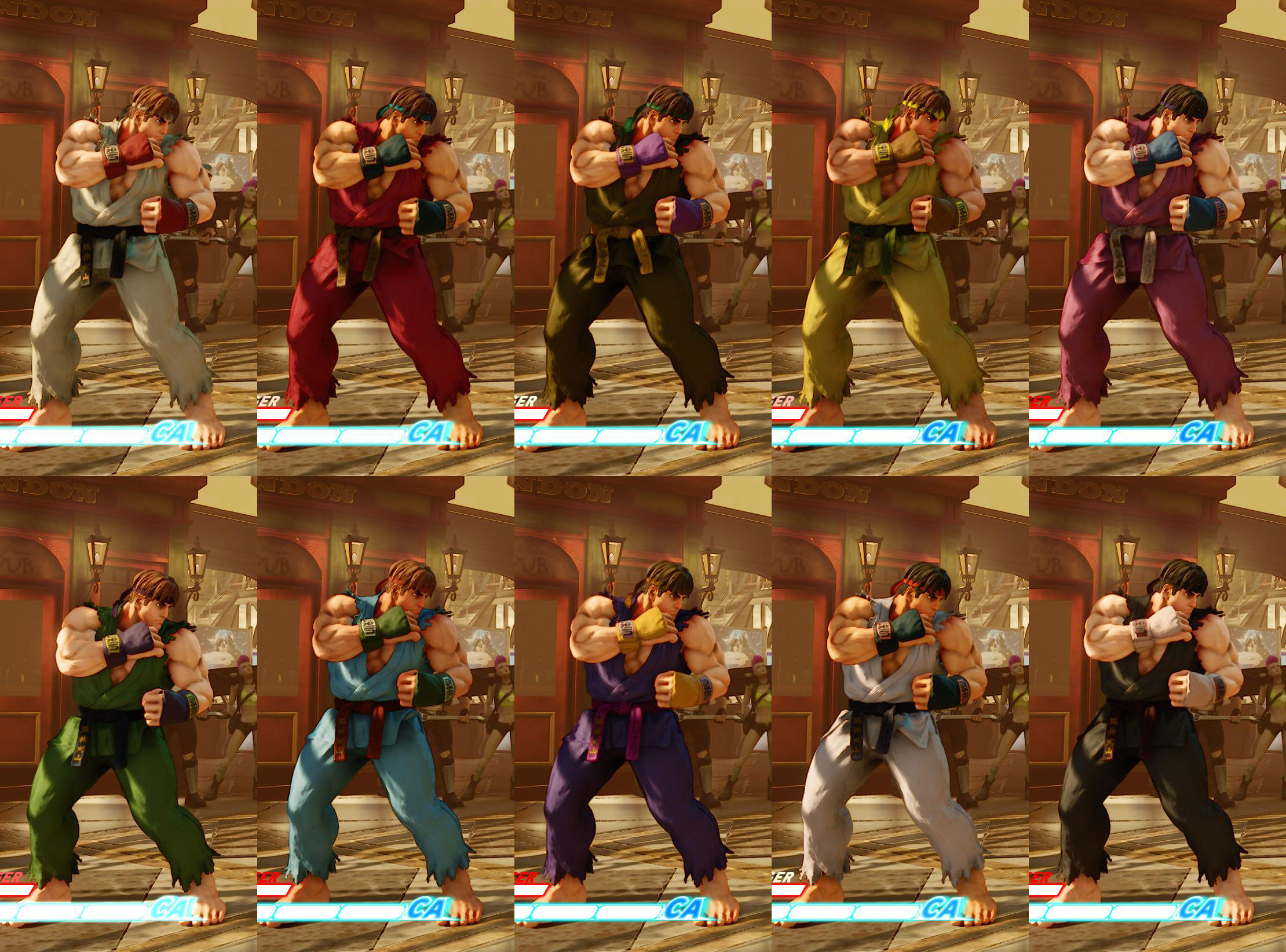 Ryu And Ken&amp;#039;S Street Fighter 5 Alpha Costume Colors 2 Out encequiconcerne Sfv Reddit 