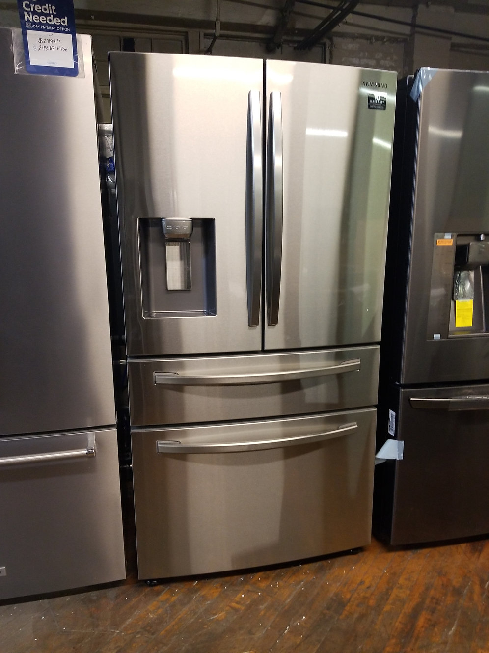 Samsung 22.6-Cu Ft 4-Door Counter-Depth French Door avec Samsung French Door Refrigerator 