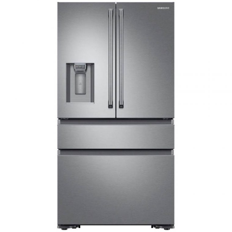 Samsung – 22.7 Cu. Ft. 4-Door Flex French Door Counter serapportantà Samsung Flex Door