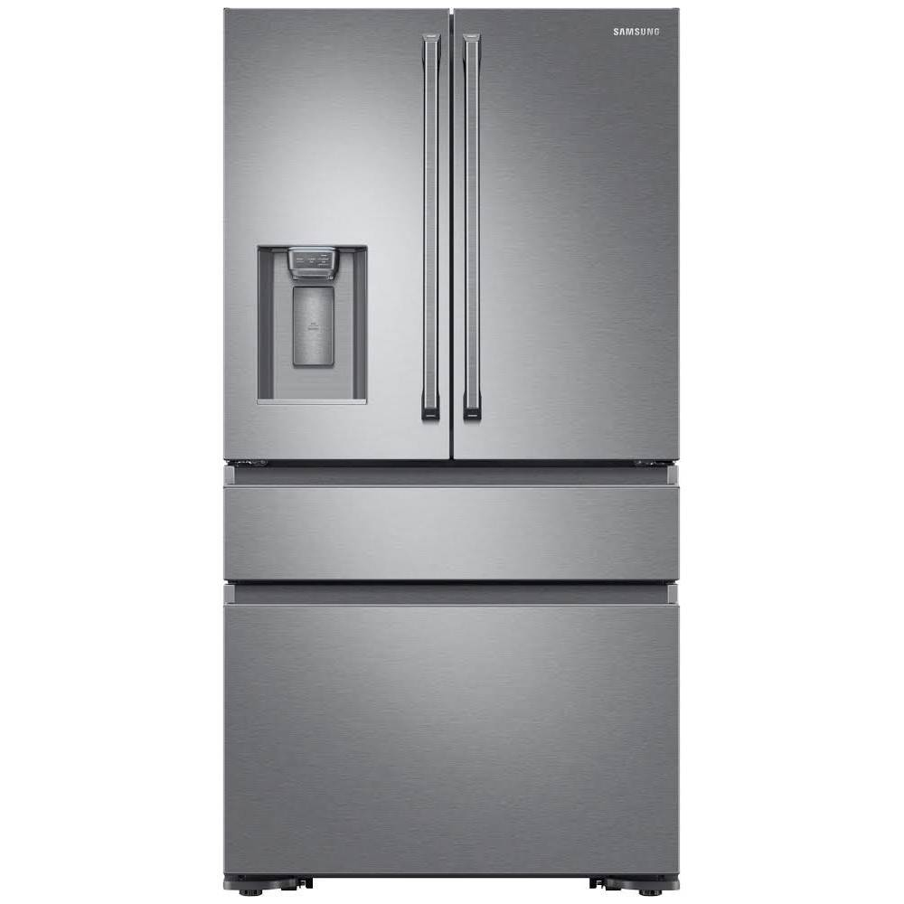 Samsung - 22.7 Cu. Ft. 4-Door Flex French Door Counter serapportantà Samsung Flex Door 