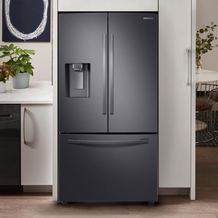 Samsung 23 Cu. Ft. 3-Door French Door Refrigerator In tout Samsung French Door Fridge