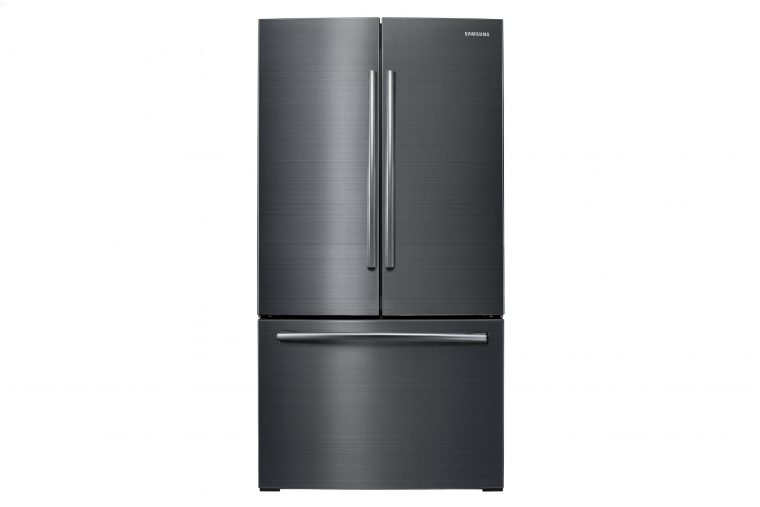 Samsung 26 Cft Black Caviar French Door Refrigerator Frost avec Samsung French Door Refrigerator