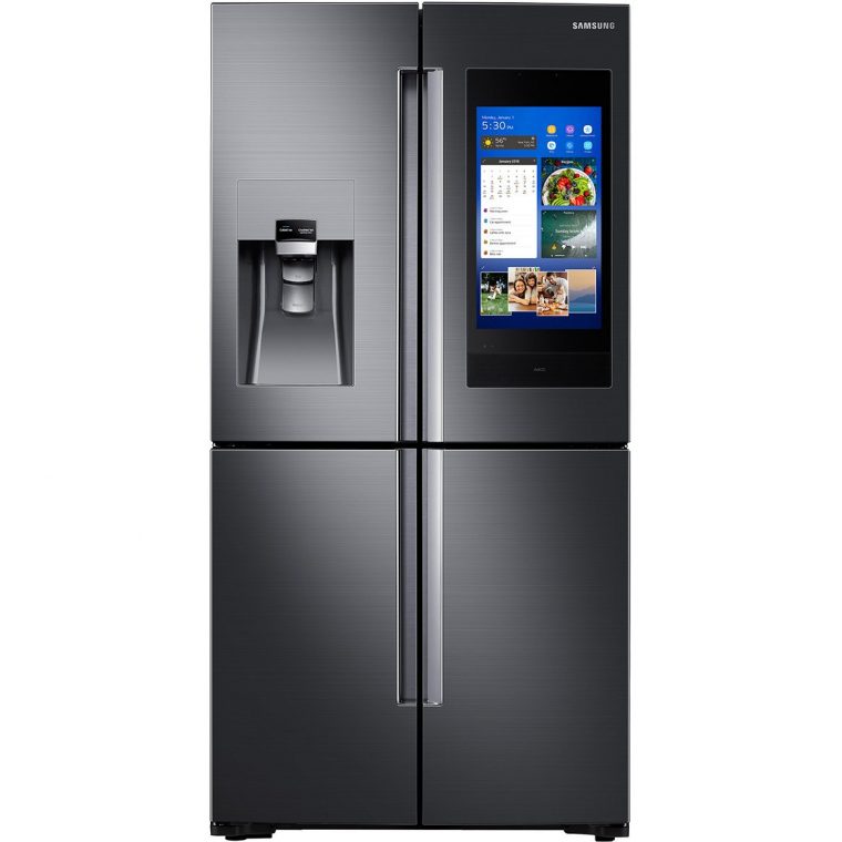 Samsung 4 Door French Door Smart Refrigerator With Family intérieur Samsung French Door Refrigerator