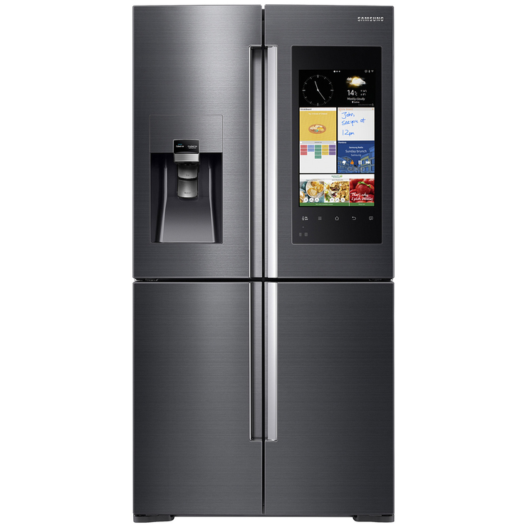 Samsung Family Hub 2.0 671L 4 Door French Door à Samsung 2 Door Fridge 