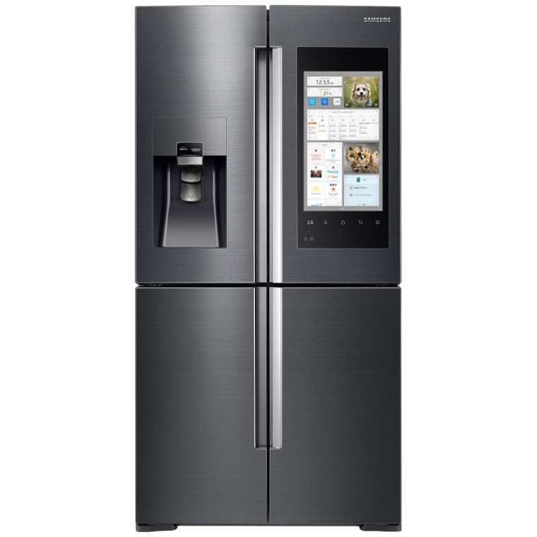 Samsung Family Hub 2.0 671L 4 Door French Door dedans Samsung 4 Door Fridge