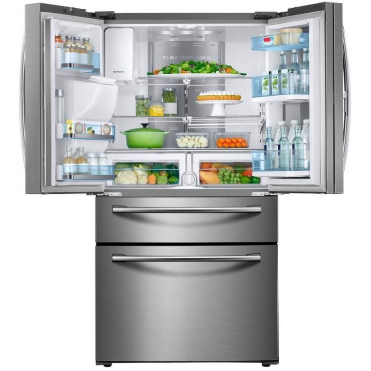 Samsung Rf22Kredbsr 22.4 Cu. Ft. Food Showcase 4-Door destiné Samsung 4 Door Fridge