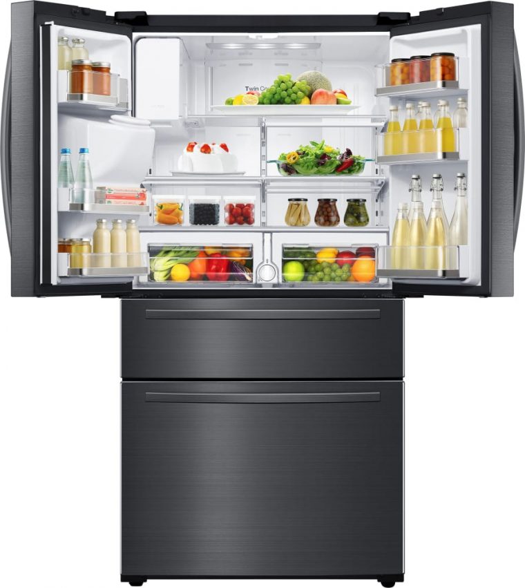 Samsung Rf25Hmidbsg 33 Inch 4-Door French Door tout Samsung 4 Door Fridge