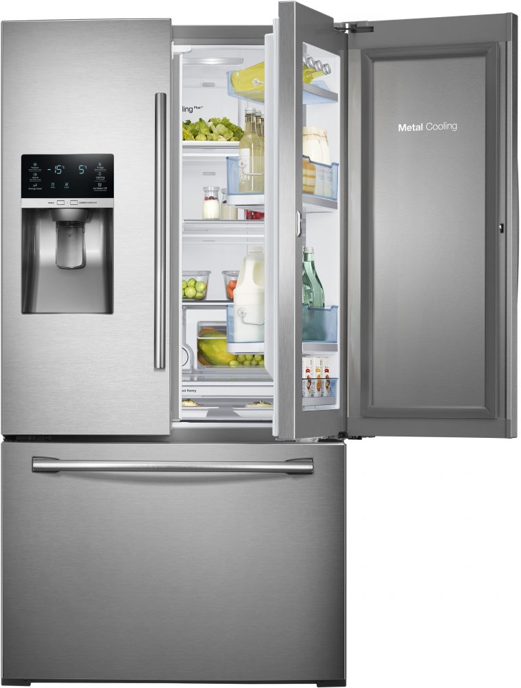 Samsung Rf28Hdedtsr 27.8 Cu. Ft. French Door Refrigerator dedans Samsung 4 Door Fridge