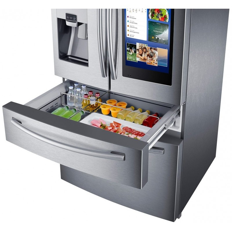 Samsung Rf28Nhedbsr Family Hub 36&amp;quot; French Door serapportantà Samsung French Door Refrigerator 