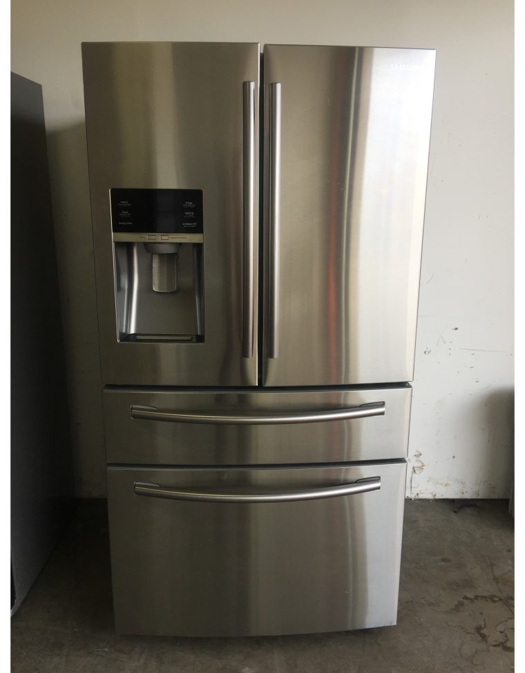 Samsung Stainless French Door Refrigerator Wice & Water à Samsung French Door Fridge