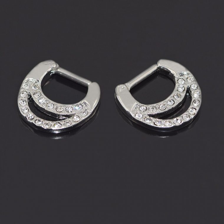 Septum Clicker 1Pc 316L Stainless Steel Septum Clicker intérieur Septum Clicker Septum Clicker 1Pc 316L Stainless Steel Septum Clicker intérieur Septum Clicker